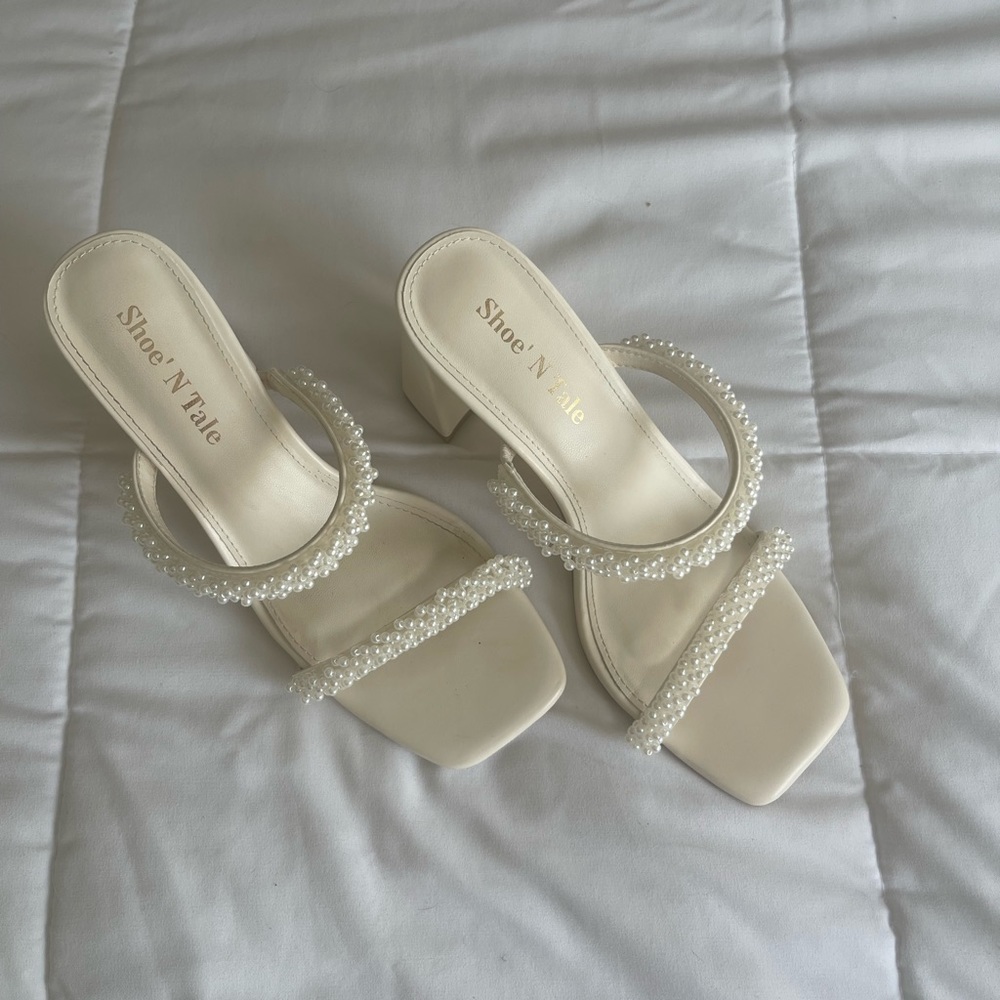 AMAZON pearl heels